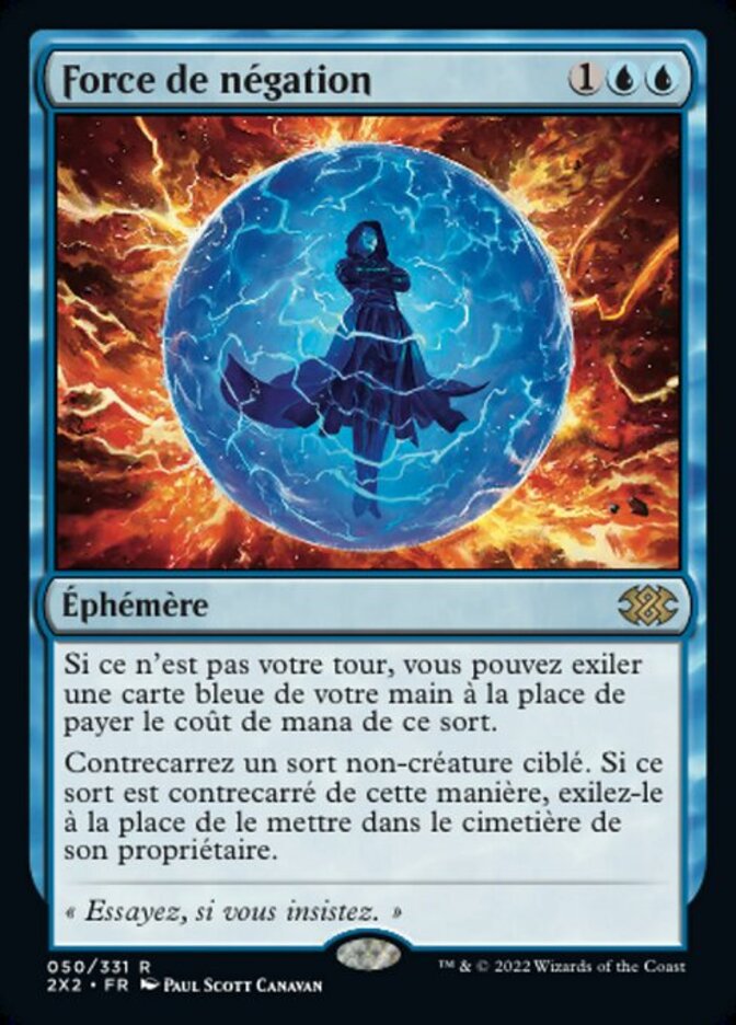 Force of Negation - Double Masters 2022, # 50 - Deckbox