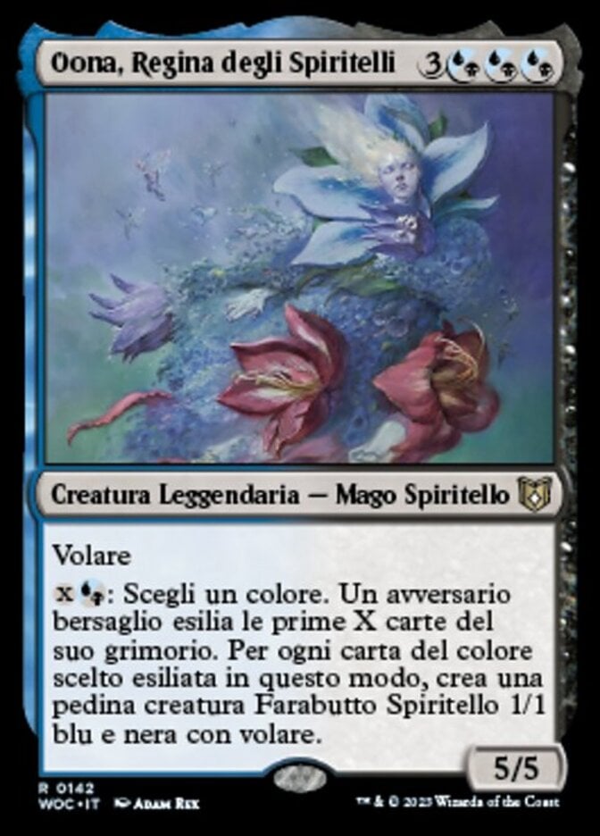 Oona, Queen of the Fae - Wilds of Eldraine Commander, # 142