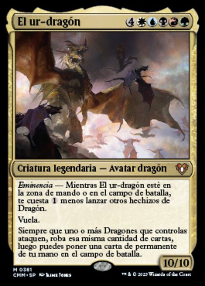 The Ur-Dragon - Commander Masters, # 361 - Deckbox