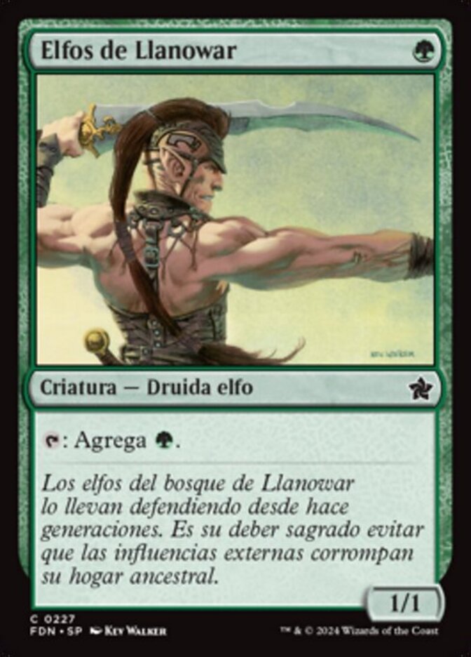 Llanowar Elves - Foundations, # 227 - Deckbox