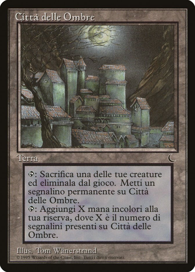 MTG DRK City of Shadows 英語 1枚 City of Shadows - The Dark, # 113 - Deckbox