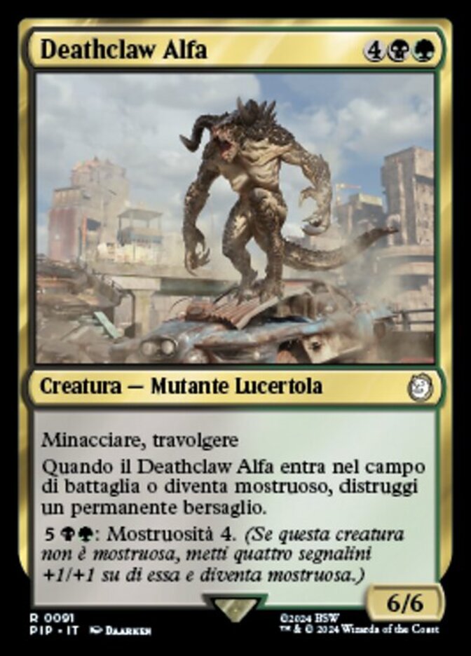 Alpha Deathclaw - Fallout, # 91 - Deckbox