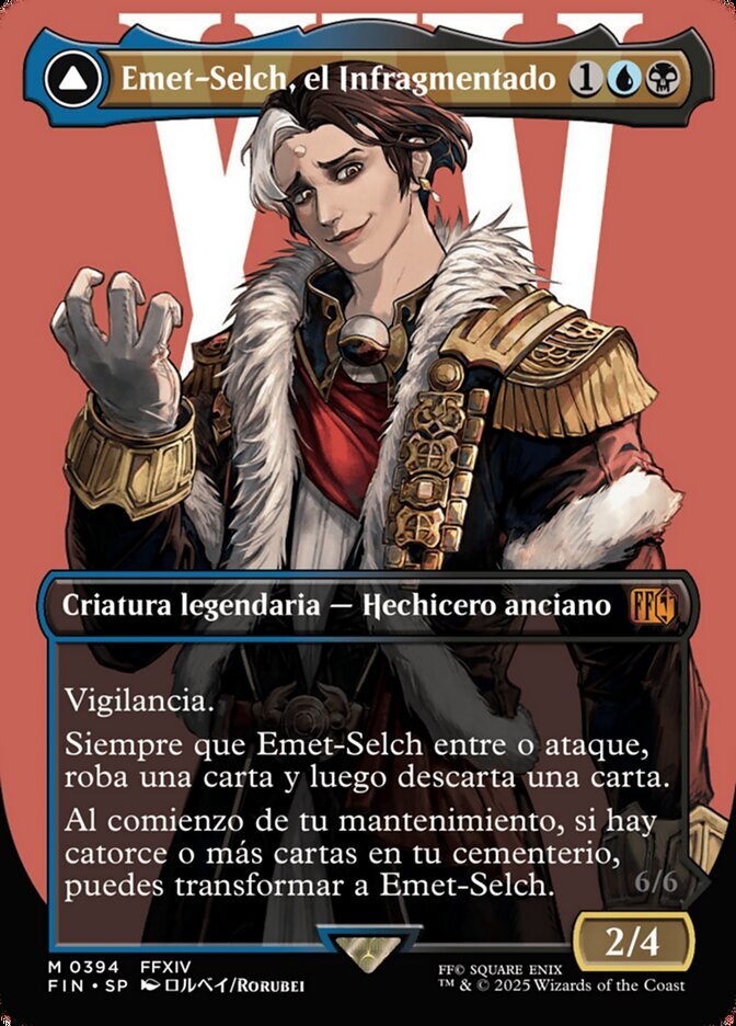 Emet-Selch, Unsundered // Hades, Sorcerer of Eld - Final Fantasy, # 394 -  Deckbox