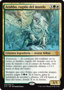 Arahbo, Roar of the World - Commander 2017, # 35 - Deckbox