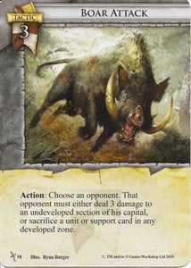 Boar Attack