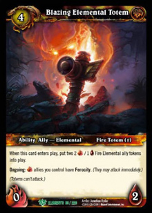 Blazing Elemental Totem