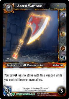 Arced War Axe