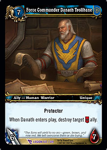 Force Commander Danath Trollbane